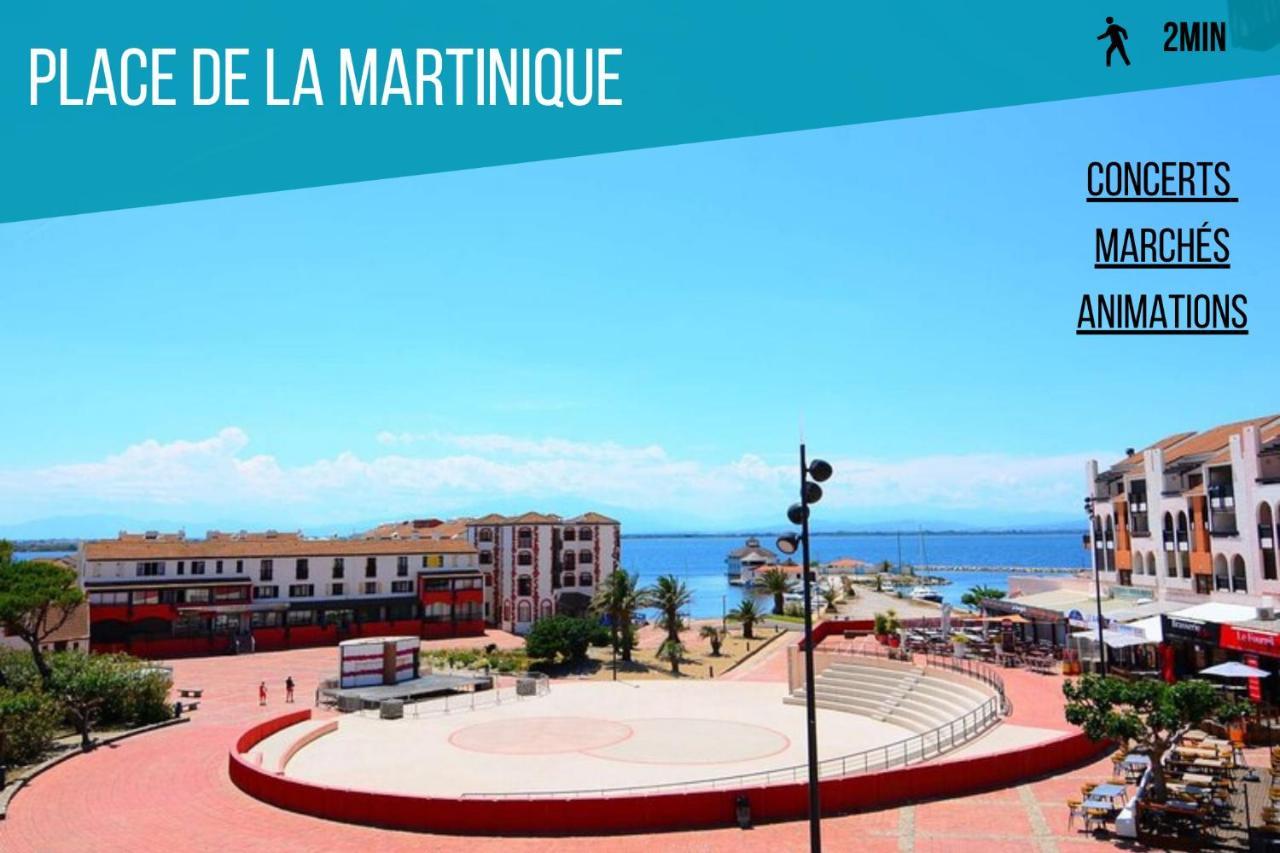 A L'Ombre Du Murier Apartment Le Barcares Bagian luar foto