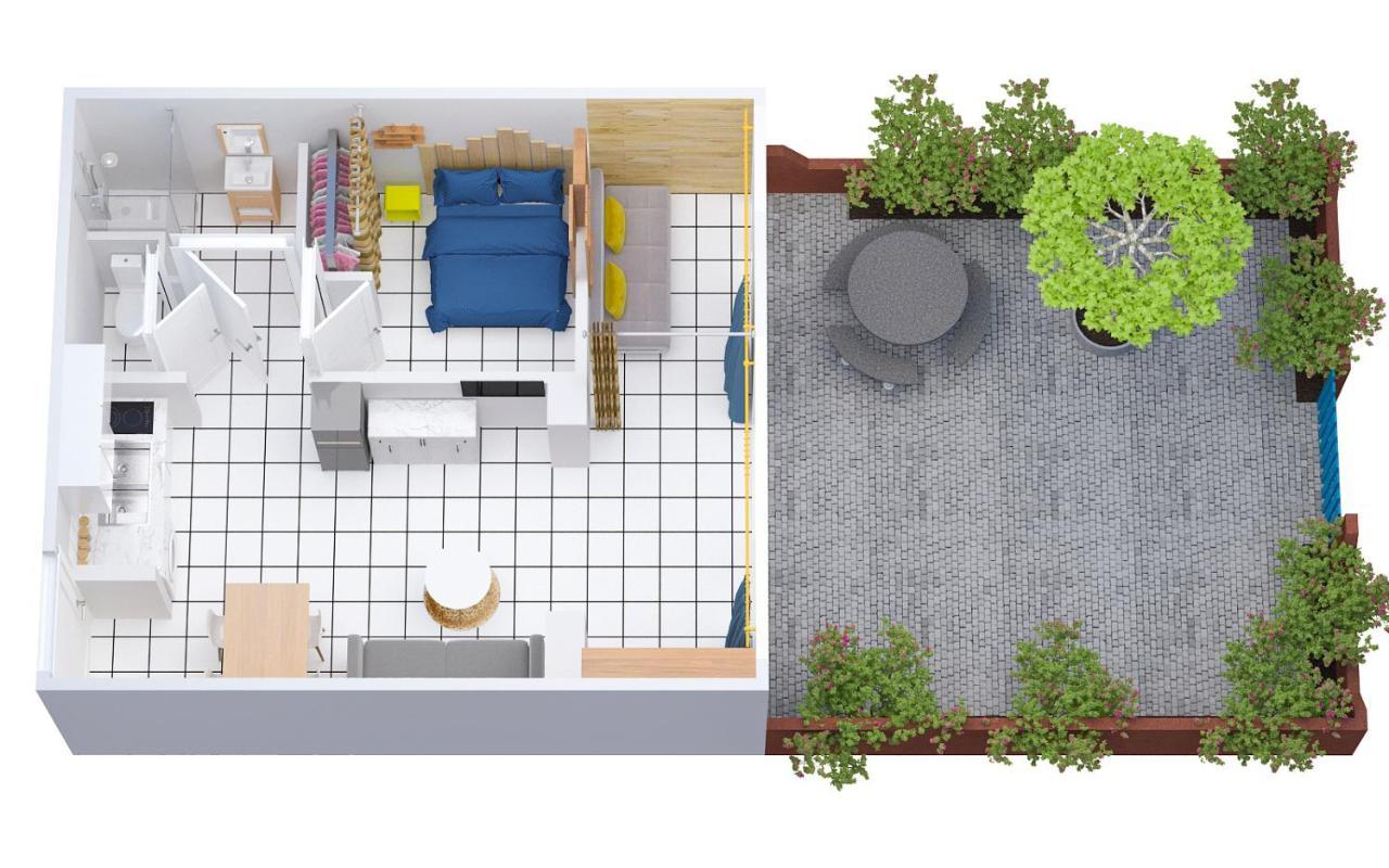 A L'Ombre Du Murier Apartment Le Barcares Bagian luar foto