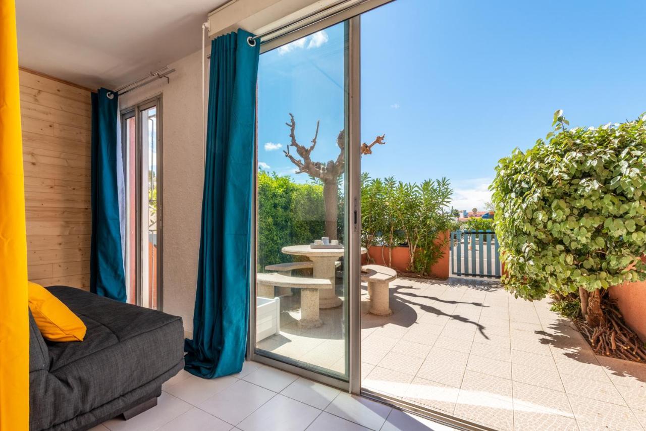 A L'Ombre Du Murier Apartment Le Barcares Bagian luar foto